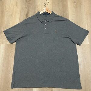 Ralph Lauren Charcoal Polo Shirt for Men